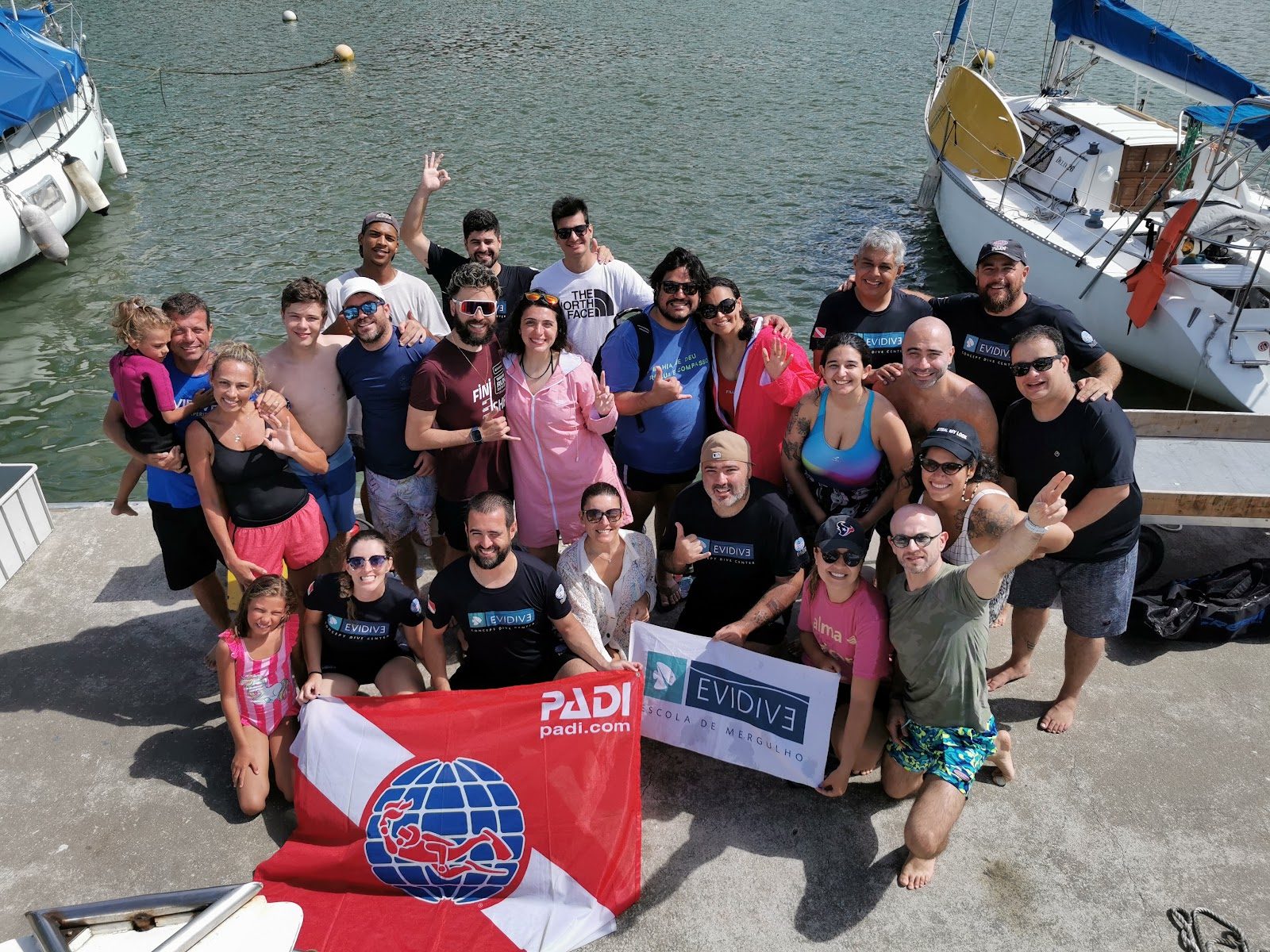 Dive group, PADI flag