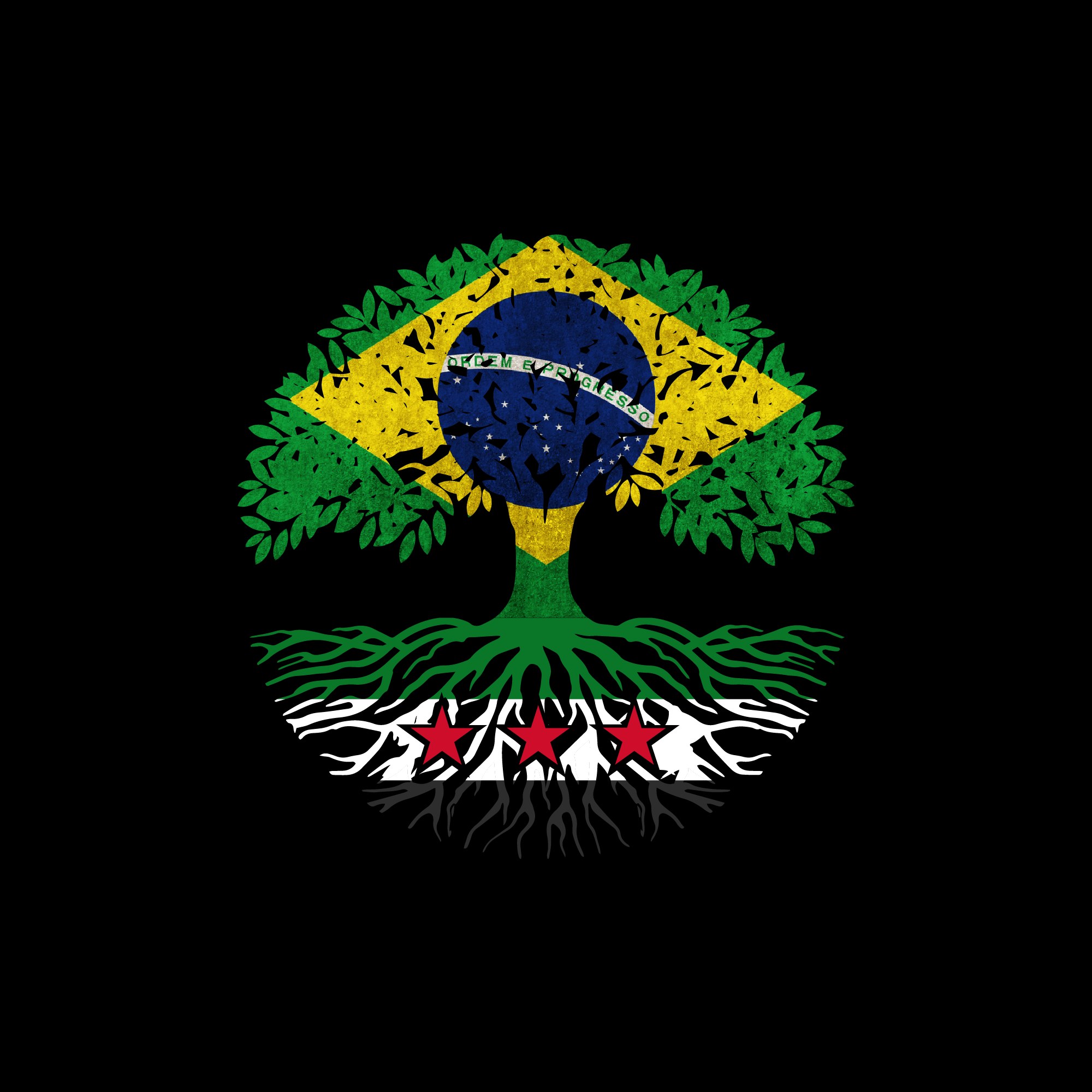The print - Brazilian canopy, Syrian roots